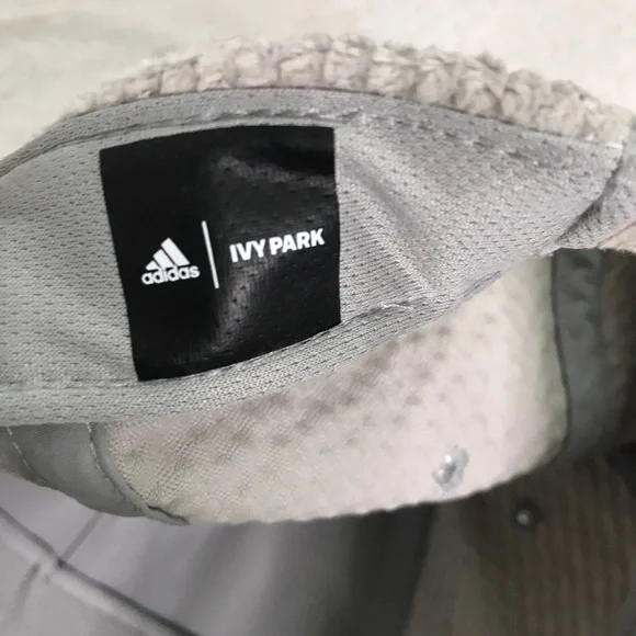 Ivy Park Adidas Corduroy Gray Baseball Hat - Picture 10 of 11